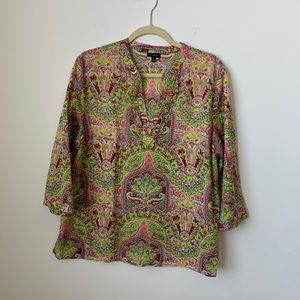 Talbots blouse size L